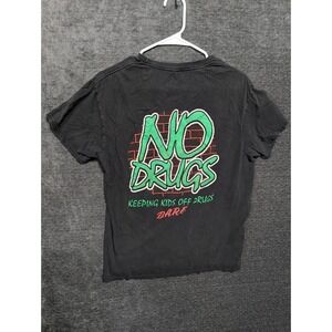 DARE No Drugs Keeping Kids Off Drugs Graphic T-Shirt Black Medium 1483